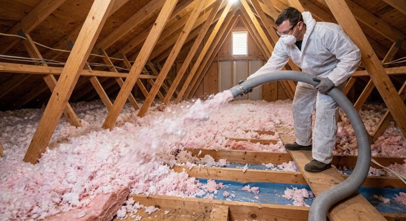 Blown Insulation Installation in Bastrop, TX